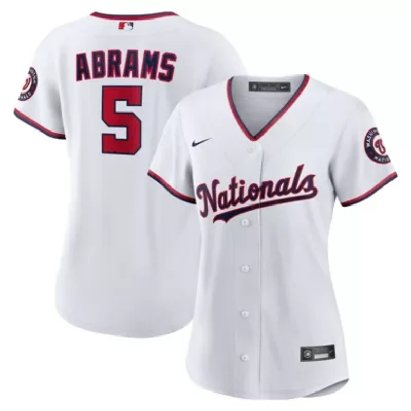 MLB Nike CJ Abrams Washington Nationals Home Replica Player Jersey