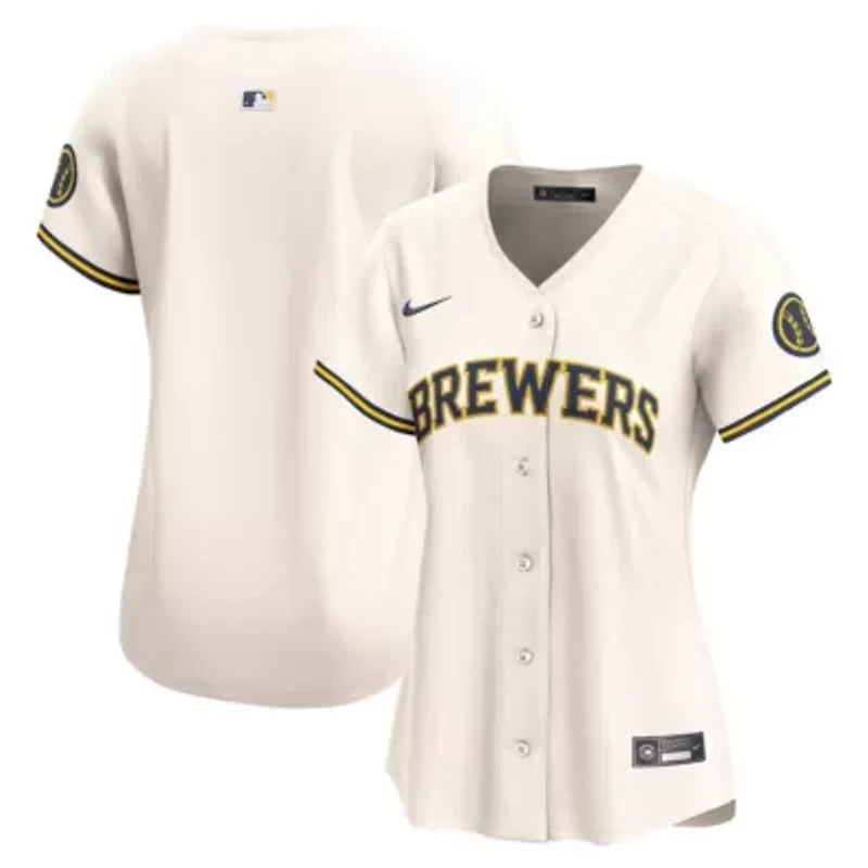 MLB Nike Milwaukee Brewers Home Limited Jersey