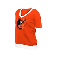 MLB Baltimore Orioles Game Day Rhinestone V-Neck T-Shirt
