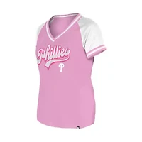 MLB Light Philadelphia Phillies Gameday V-Neck T-Shirt