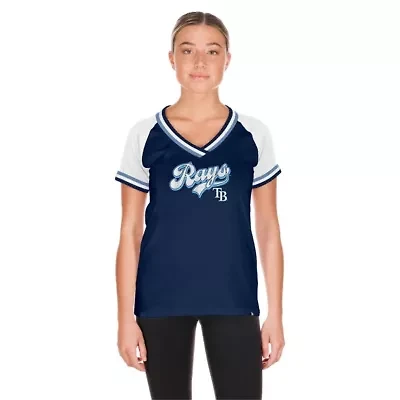 MLB Tampa Bay Rays Gameday Raglan V-Neck T-Shirt