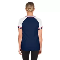MLB Minnesota Twins Gameday Raglan V-Neck T-Shirt