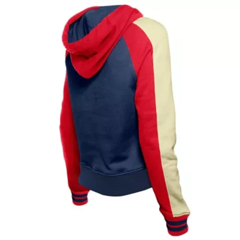 MLB Minnesota Twins Cooperstown Collection Cropped Raglan Pullover Hoodie