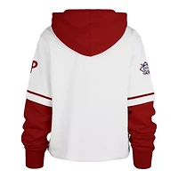 MLB Philadelphia Phillies Trifecta Shortstop Cropped Pullover Hoodie