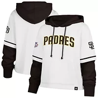 MLB San Diego Padres Trifecta Shortstop Cropped Pullover Hoodie