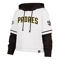MLB San Diego Padres Trifecta Shortstop Cropped Pullover Hoodie