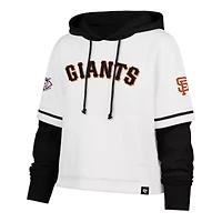 MLB San Francisco Giants Trifecta Shortstop Cropped Pullover Hoodie