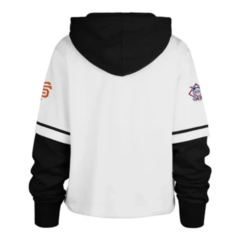 MLB San Francisco Giants Trifecta Shortstop Cropped Pullover Hoodie