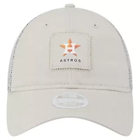 MLB Light Beige Houston Astros Square Stitch 9TWENTY Adjustable Hat