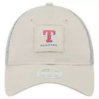 MLB Light Beige Texas Rangers Square Stitch 9TWENTY Adjustable Hat