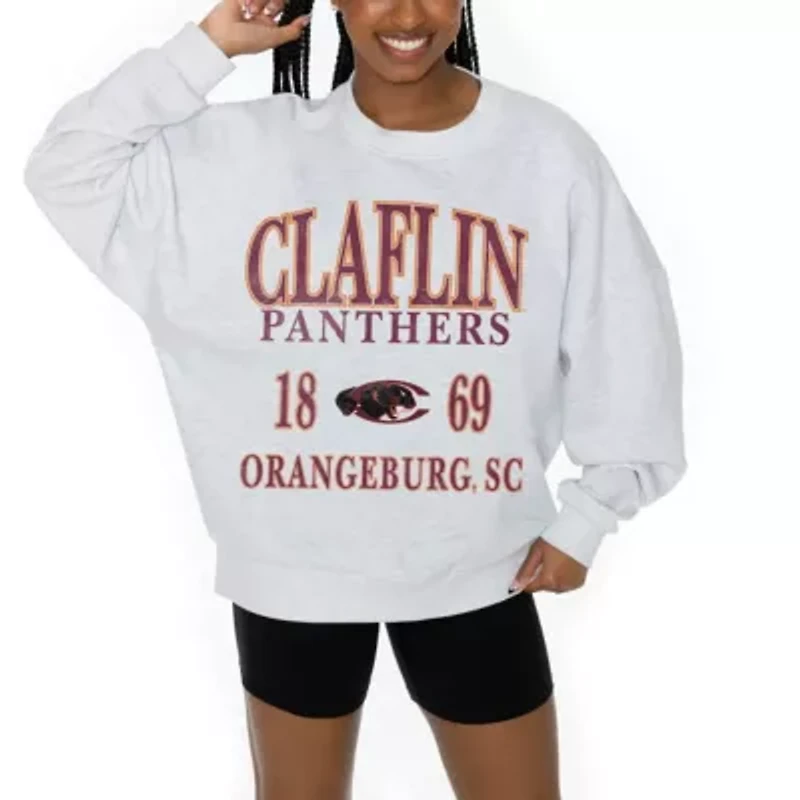 NCAA Claflin Panthers Premium Fleece Pullover Sweatshirt