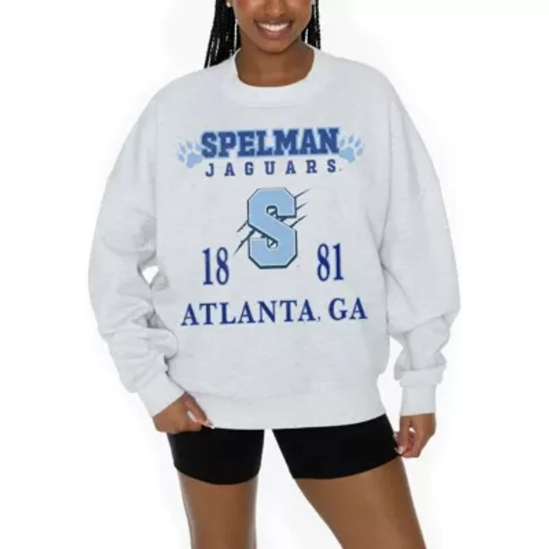 Spelman College Jaguars NCAA Premium Fleece Pullover Sweatshirt