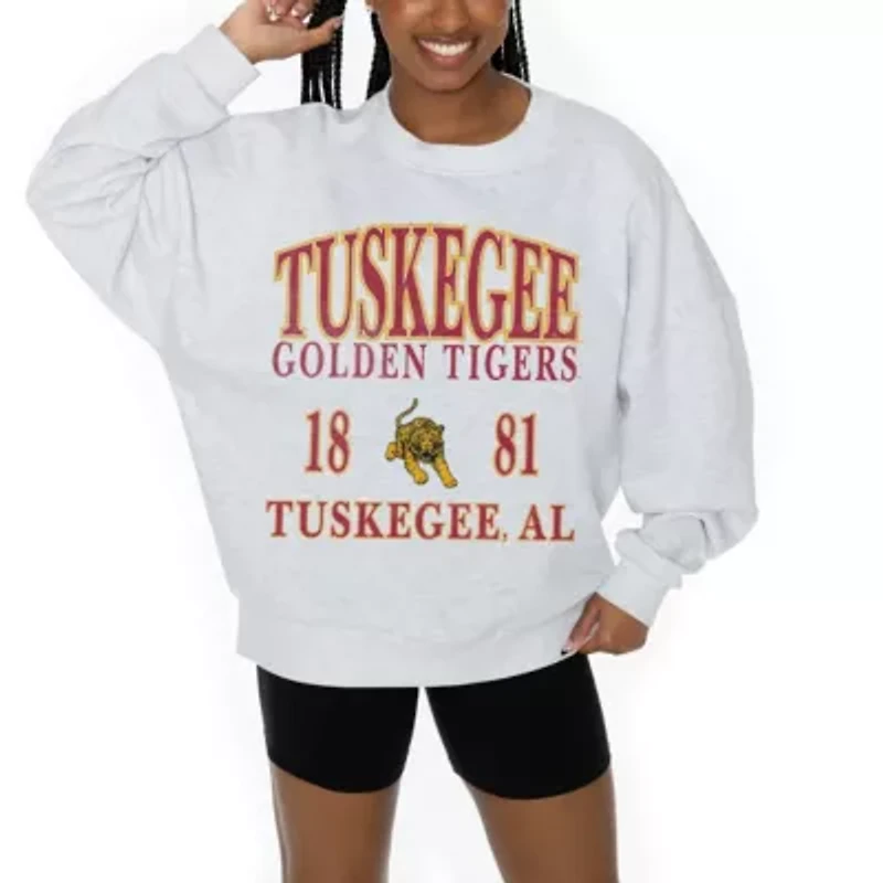 NCAA Tuskegee Golden Tigers Premium Fleece Pullover Sweatshirt