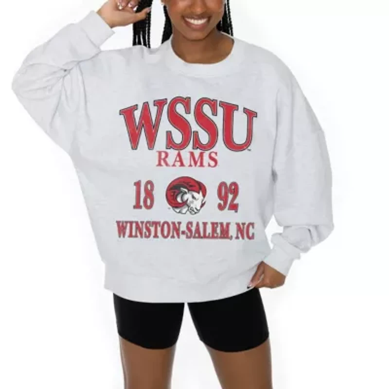 NCAA Winston-Salem State Rams Premium Fleece Pullover Sweatshirt