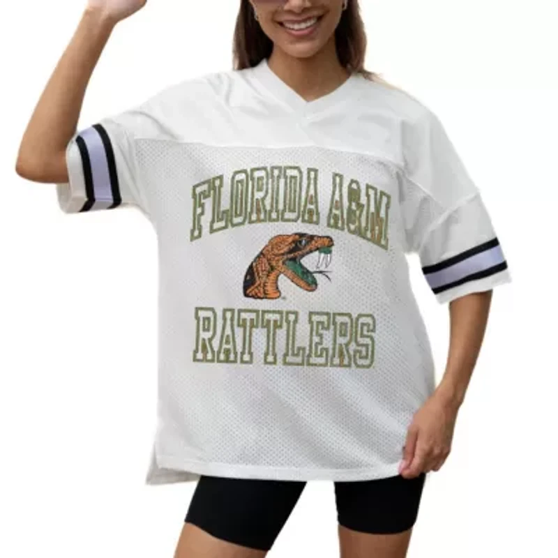NCAA Florida A&M Rattlers Iconic Oversized Fashion Jersey