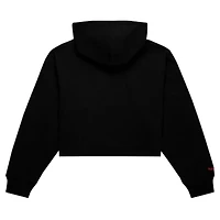 NBA Philadelphia 76ers Hardwood Classics Cropped Pullover Hoodie