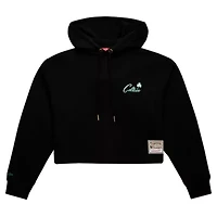 NBA Boston Celtics Hardwood Classics Cropped Pullover Hoodie