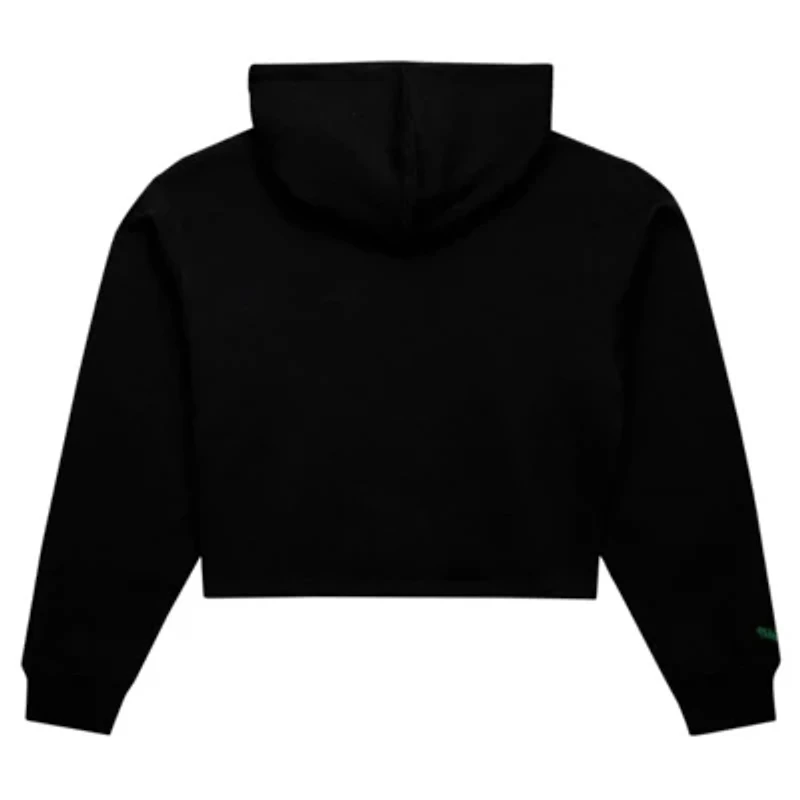 NBA Boston Celtics Hardwood Classics Cropped Pullover Hoodie