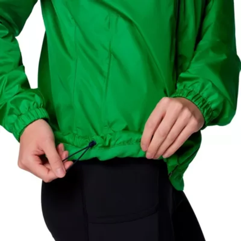 NCAA Navy/Green Notre Dame Fighting Irish Flash Forward Full-Zip Hoodie Windbreaker Jacket