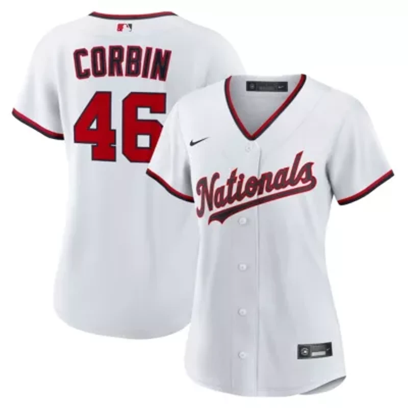 MLB Nike Patrick Corbin Washington Nationals Home Replica Jersey