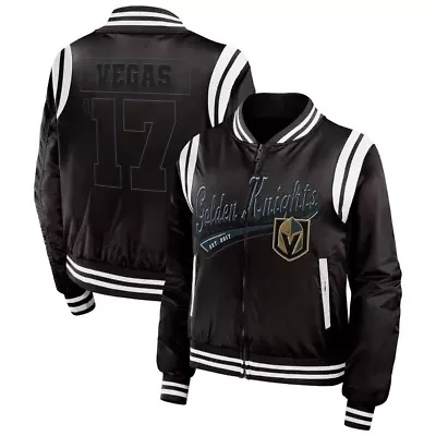NHL Vegas Golden Knights Baller Full-Zip Bomber Jacket