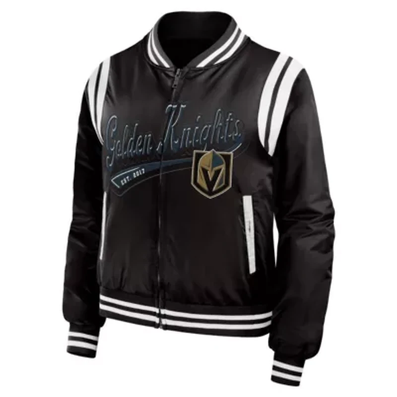 NHL Vegas Golden Knights Baller Full-Zip Bomber Jacket