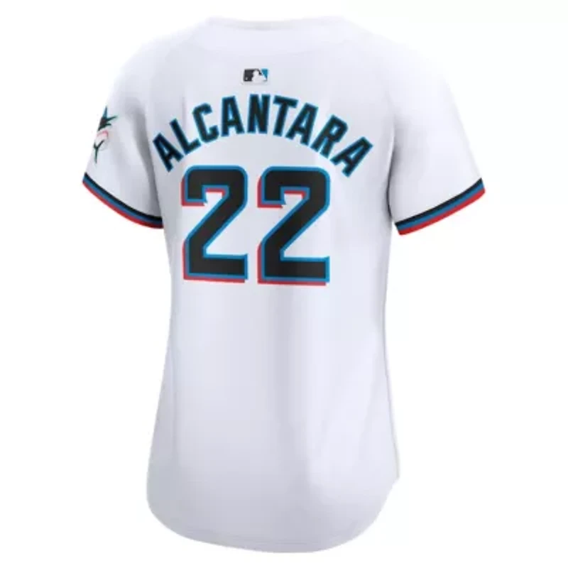 MLB Nike Sandy Alcantara Miami Marlins Home Limited Player Jersey