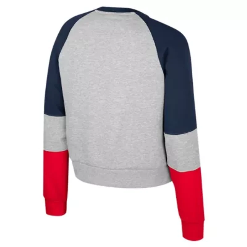 Connecticut Huskies NCAA UConn Katinka Rhinestone Scoop Neck Pullover Sweatshirt