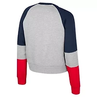 Connecticut Huskies NCAA UConn Katinka Rhinestone Scoop Neck Pullover Sweatshirt