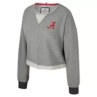 Alabama Crimson Tide NCAA Magnum Scoop Neck Cropped Pullover Sweatshirt