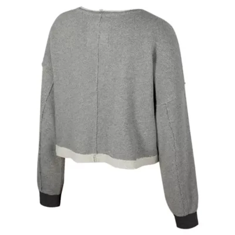 NCAA Ohio State Buckeyes Magnum Scoop Neck Cropped Pullover Sweatshirt