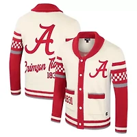 Alabama Crimson Tide NCAA Wild Collective Button-Up Jacquard Sweater