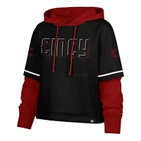 MLB Cincinnati Reds City Connect Shortstop Cropped Pullover Hoodie
