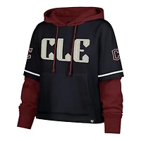 MLB Cleveland Guardians City Connect Shortstop Cropped Pullover Hoodie