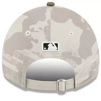 MLB Light Beige/Olive Houston Astros 2025 Armed Forces Day 9TWENTY Adjustable Hat