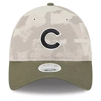 MLB Light Beige/Olive Chicago Cubs 2025 Armed Forces Day 9TWENTY Adjustable Hat