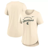 NCAA Nike Michigan State Spartans Script Logo Tri-Blend T-Shirt