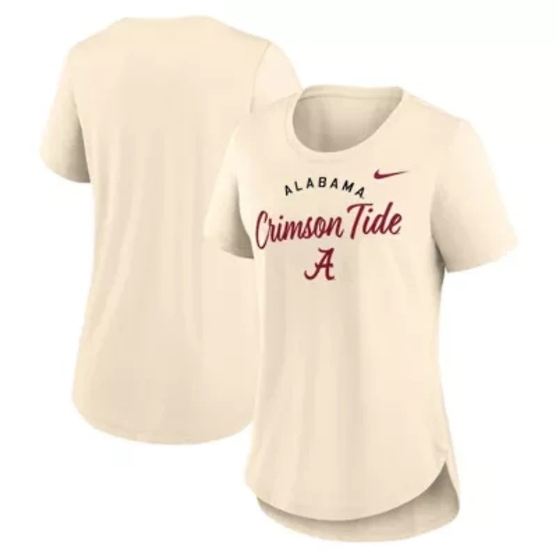 Alabama Crimson Tide NCAA Nike Script Logo Tri-Blend T-Shirt