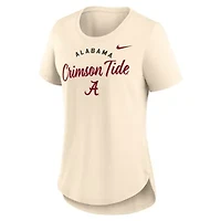 Alabama Crimson Tide NCAA Nike Script Logo Tri-Blend T-Shirt