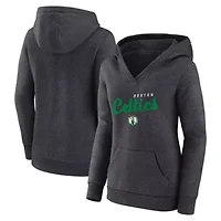 NBA Logo Athletic Boston Celtics Triumphant V-Neck Pullover Hoodie