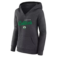 NBA Logo Athletic Boston Celtics Triumphant V-Neck Pullover Hoodie