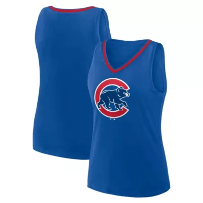 MLB Chicago Cubs Stellar Win V-Neck Tank Top