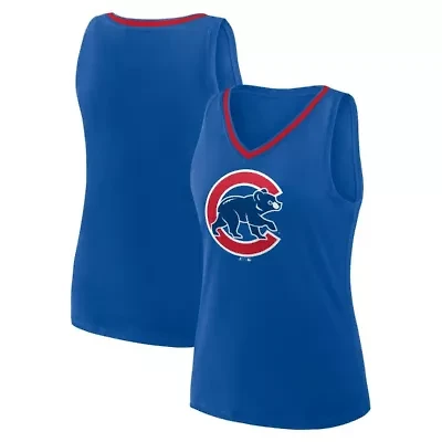 MLB Chicago Cubs Stellar Win V-Neck Tank Top