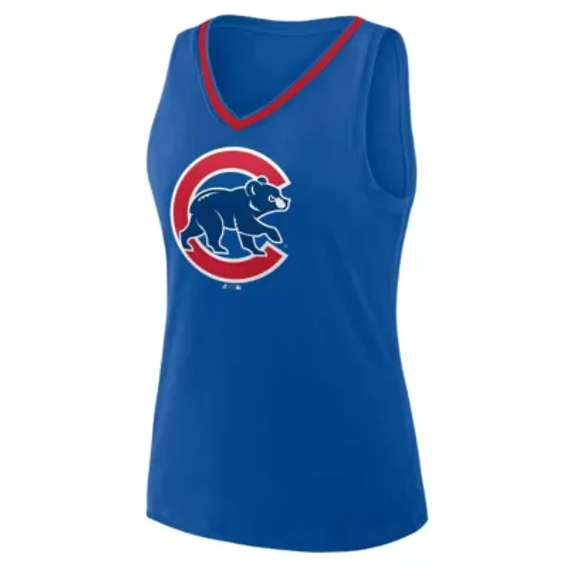 MLB Chicago Cubs Stellar Win V-Neck Tank Top
