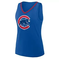 MLB Chicago Cubs Stellar Win V-Neck Tank Top
