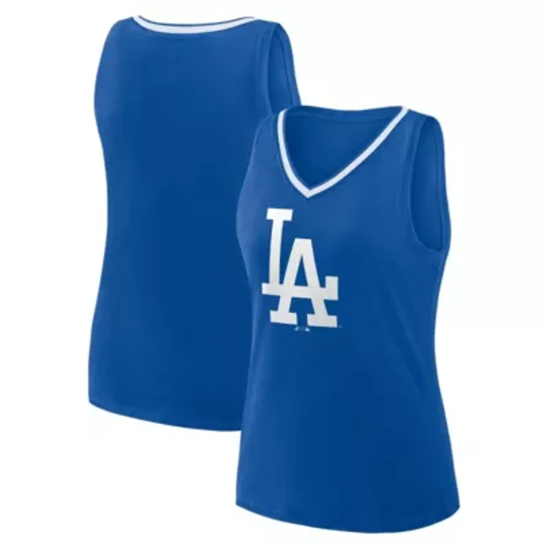 MLB Los Angeles Dodgers Stellar Win V-Neck Tank Top