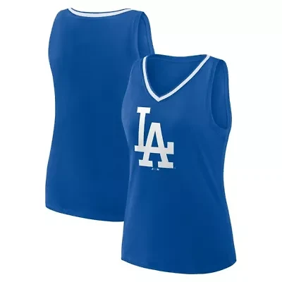 MLB Los Angeles Dodgers Stellar Win V-Neck Tank Top