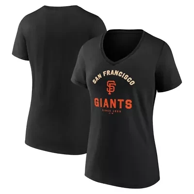 MLB Logo Athletic San Francisco Giants Unrivaled V-Neck T-Shirt