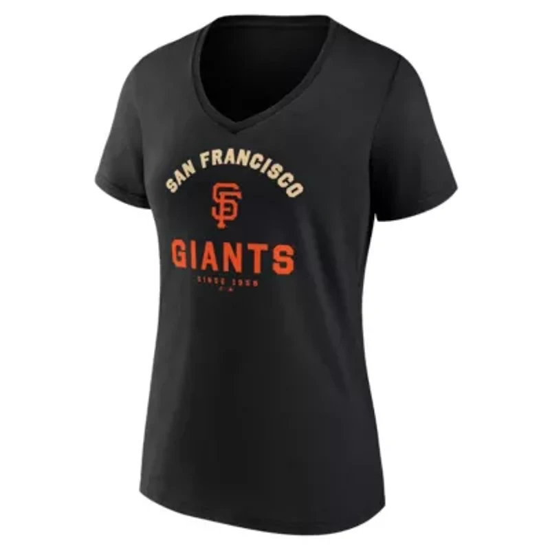 MLB Logo Athletic San Francisco Giants Unrivaled V-Neck T-Shirt