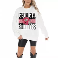 NCAA Georgia Bulldogs Fair Catch Pullover Sweatshirt